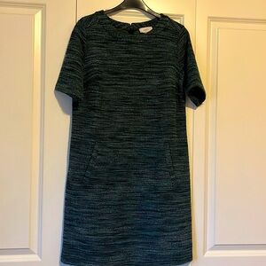 Loft brand short sleeve shift dress, sz M pockets